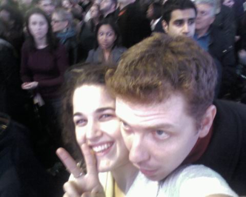 Tatiana and Andrew in Times Square